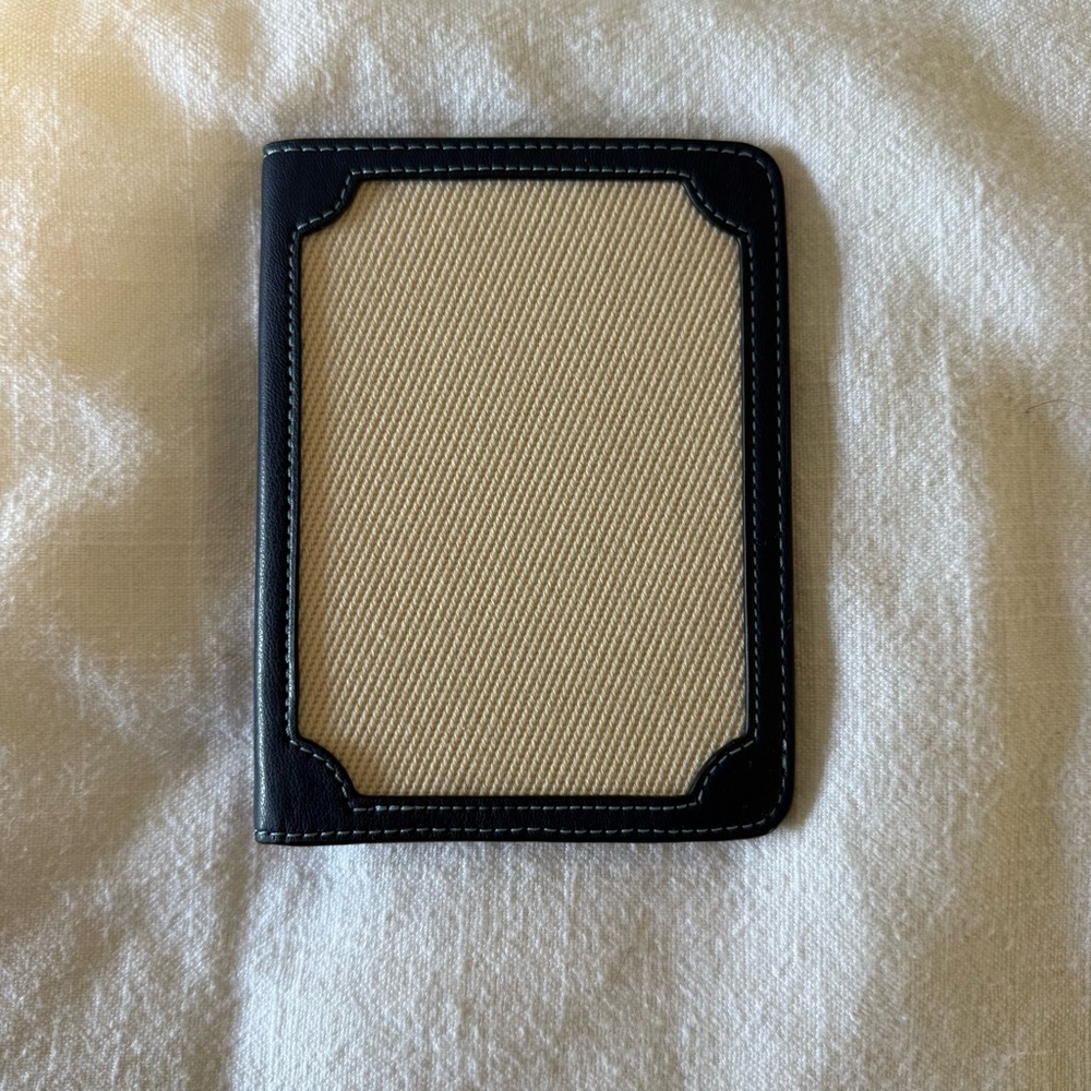 Stoney Clover Lane Bon Voyage Navy & Canvas Passport Cover
